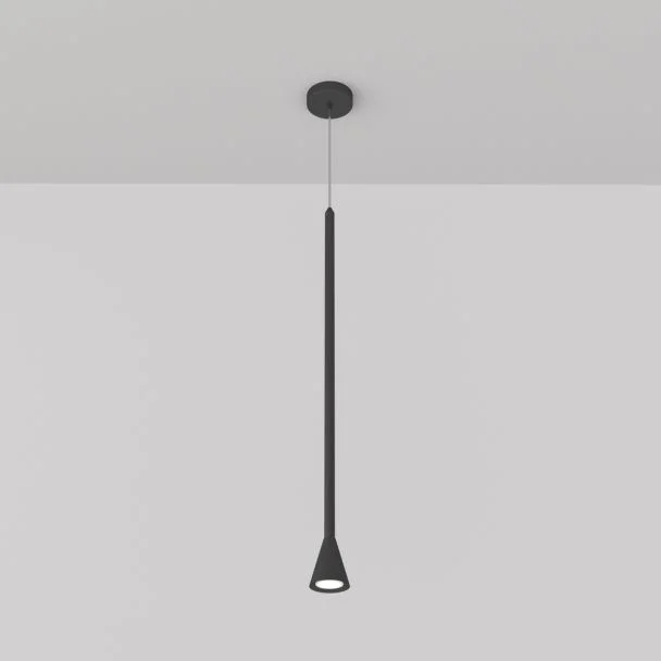 MAYTONI P064PL-01B Arrow lampa wisząca czarny