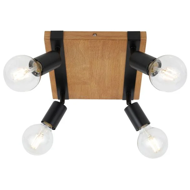 ITALUX SPL-2079-4 reflektor/spot czarny,brązowy