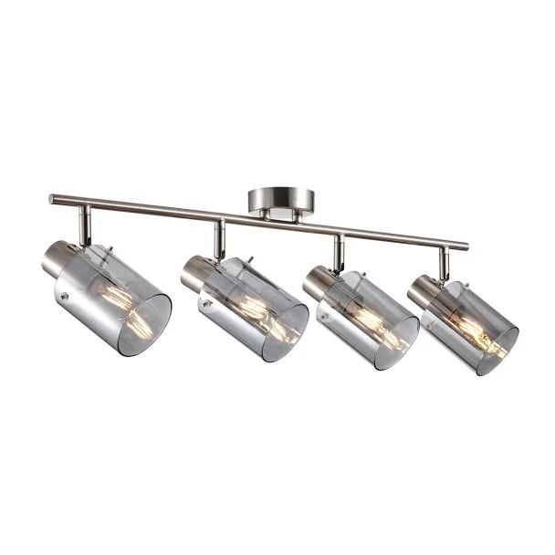 ITALUX SPL-5581-4-SC-SG reflektor/spot srebrny,przydymiony