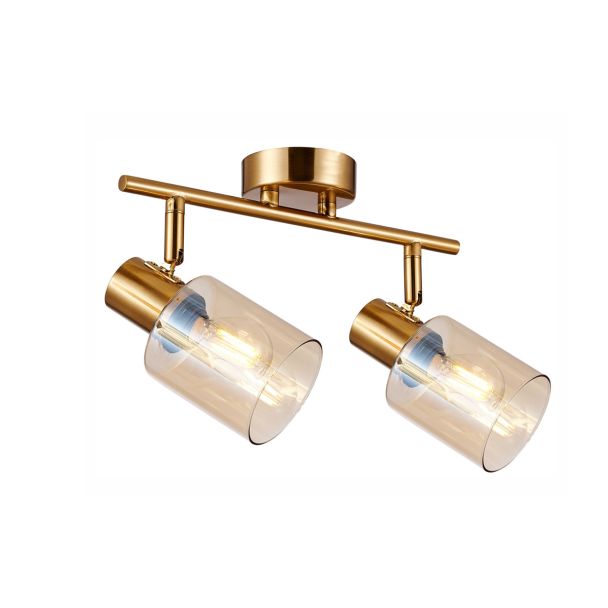 ITALUX SPL-65342-2-BRO-AMB Santia reflektor/spot mosiądz