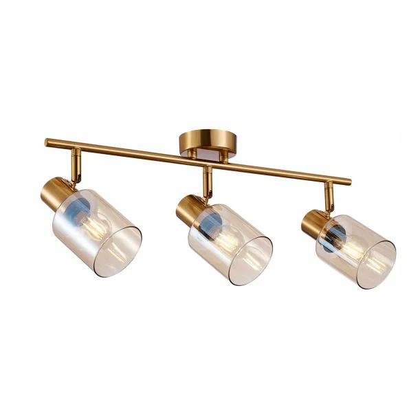 ITALUX SPL-65342-3-BRO-AMB Santia reflektor/spot mosiądz