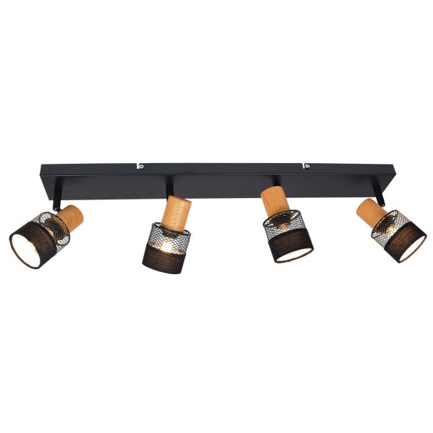 ITALUX SPL-90110-4 reflektor/spot czarny,brązowy