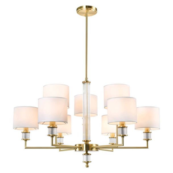 COSMOLIGHT Lampa wisząca SUTTON P09685BR-WH
