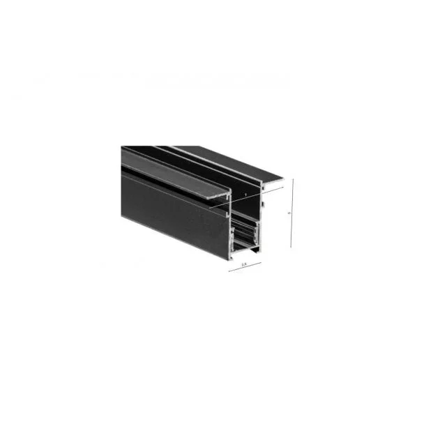 AZZARDO AZ4865 Alfa Szynoprzewód jednofazowy magnetyczny profil TRACK MAGNETIC 52 GIPS1 2M