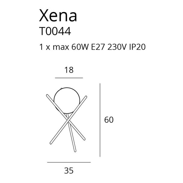 Maxlight Xena T0044 Lampa Biurkowa