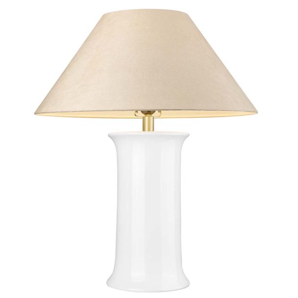 COSMOLIGHT T01869BR-WH Lampa stołowa MONROE