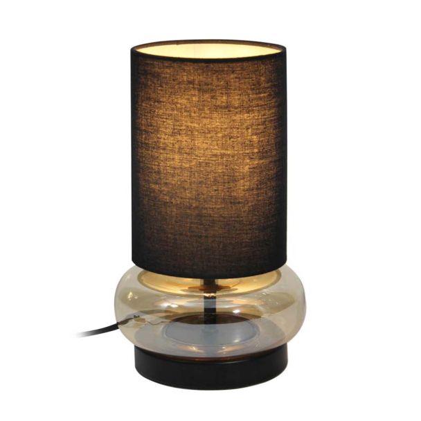 ITALUX TB-43648-BL-AMB Epiro lampa biurkowa czarny
