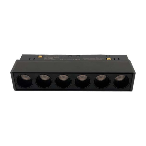 YASKR Lampa Liniowa Punktowa Stip 6W Magnet Line LED czarny TLV-10-06