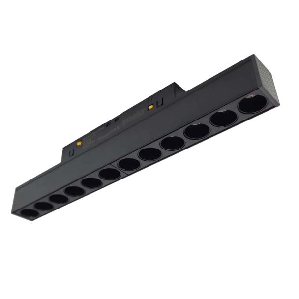 YASKR Lampa Liniowa Punktowa Stip 12W Magnet Line LED czarny TLV-10-12