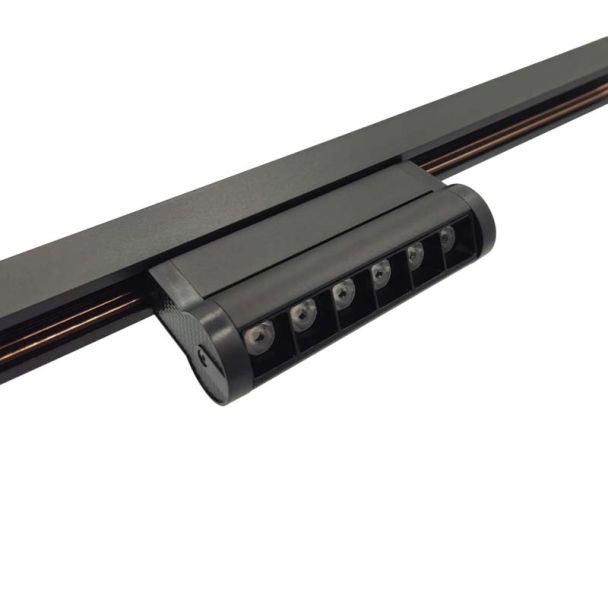 YASKR Lampa Liniowa Punktowa Obrotowa Rotater 6W Magnet Line LED czarny TLV-11-06