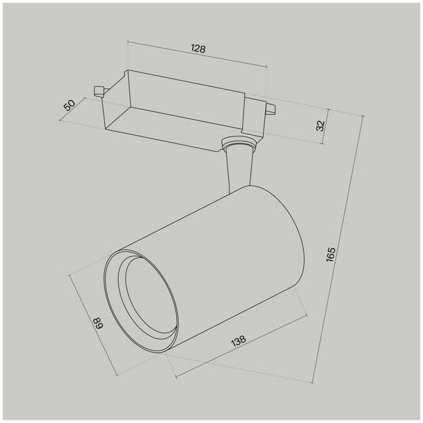 MAYTONI TR003-1-15W3K-S-B Vuoro Track Lighting czarny