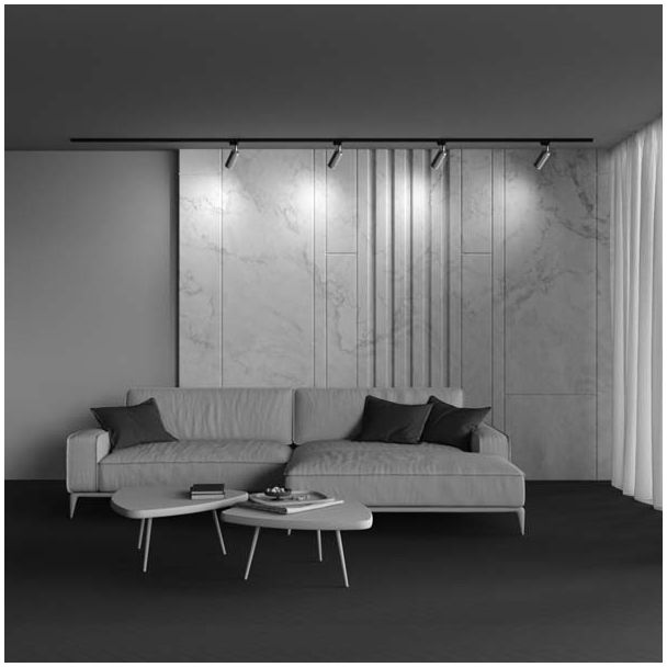 MAYTONI TR011-1-GU10-G Focus Design Track Lighting złoty
