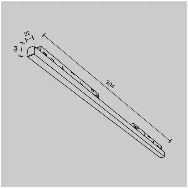 MAYTONI TR030-4-30WTW-DD-B Basis Track Lighting czarny