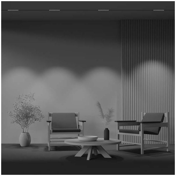 MAYTONI TR031-2-12W4K-B Points Track Lighting czarny