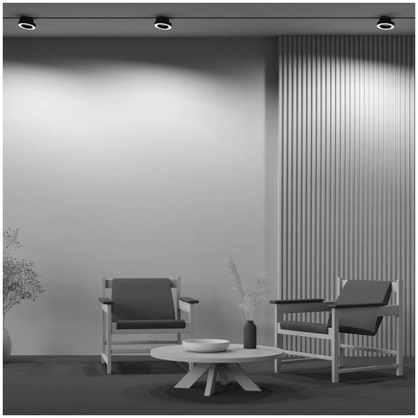 MAYTONI TR044-1-12W3K-B Rim Track Lighting czarny