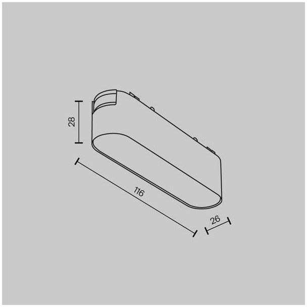 MAYTONI TR080-1-6W4K-W Basis Track Lighting biały