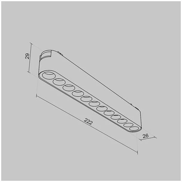 MAYTONI TR082-1-12W4K-M-B Points Track Lighting czarny