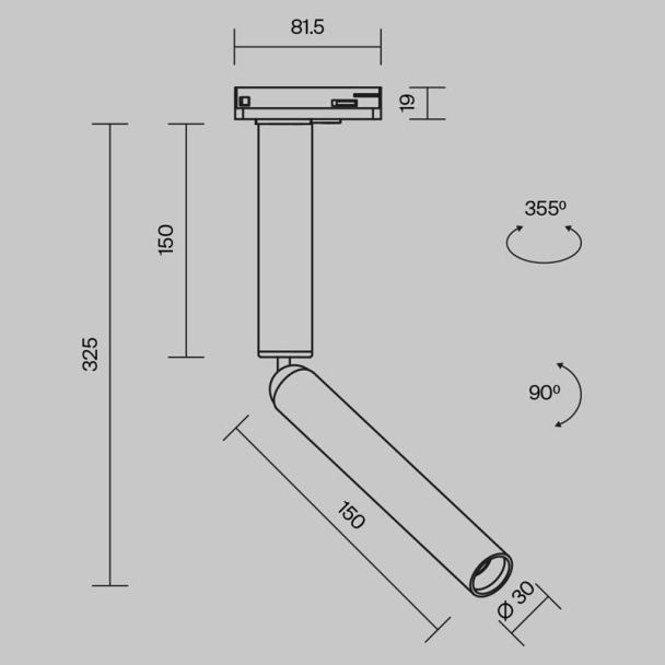 MAYTONI TR142-1-6W3K-BS Focus Dual oświetlenie szynowe