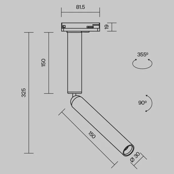 MAYTONI TR142-1-6W3K-W Focus Dual oświetlenie szynowe