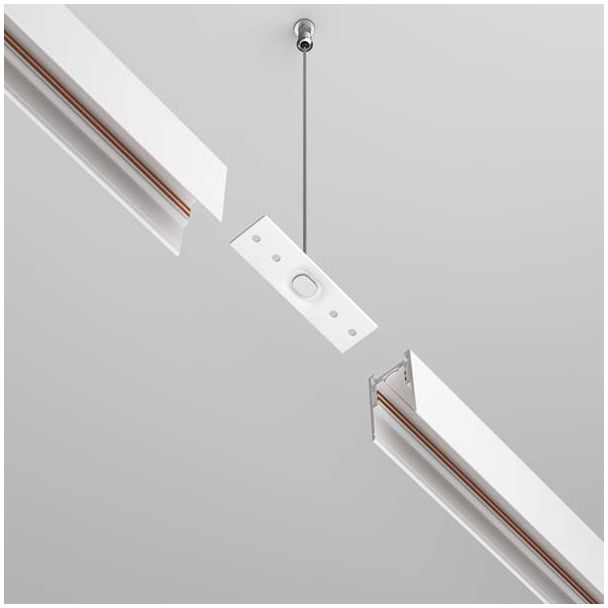 MAYTONI TRA034C-21W Accessories for tracks Exility Straight connector biały