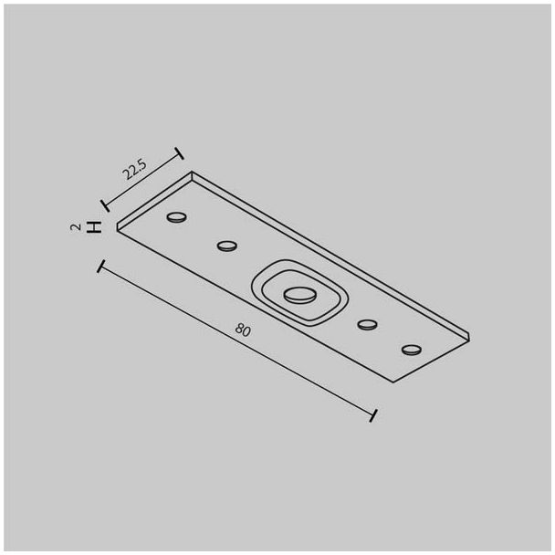 MAYTONI TRA034C-21W Accessories for tracks Exility Straight connector biały