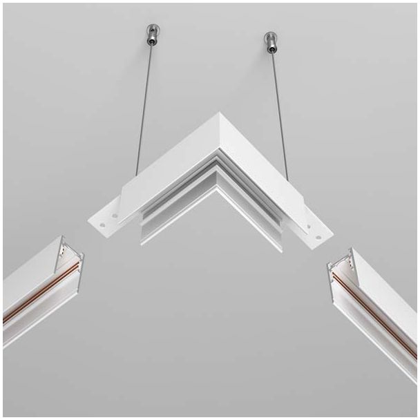 MAYTONI TRA034HCL-41W Accessories for tracks Exility Angle connector biały