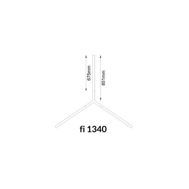 ANTIGO 5220 TRIKAL Z lampa zwieszana 134 cm 3000K