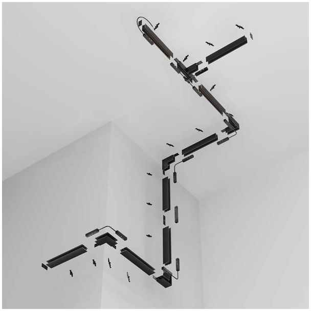 MAYTONI TRX034-422.12B Busbar trunkings Exility Recessed track czarny