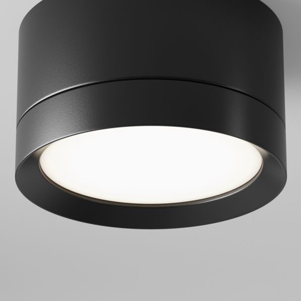 MAYTONI C086CL-GX53-SRD-B Hoop lampa sufitowa czarny