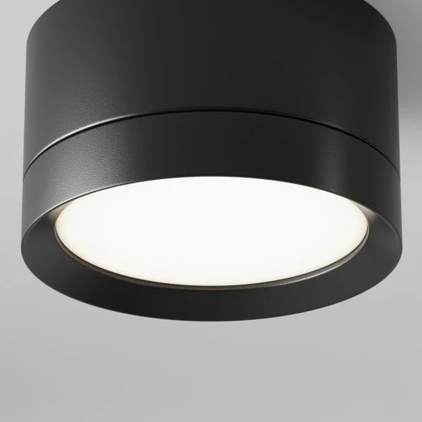 MAYTONI C086CL-GX53-SRD-B Hoop lampa sufitowa czarny
