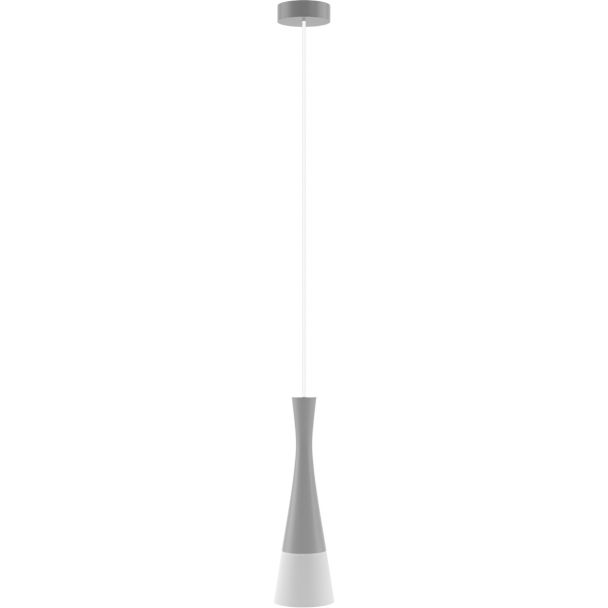 HELLUX 8511136 Lampa wisząca szara Vegas2 1pł