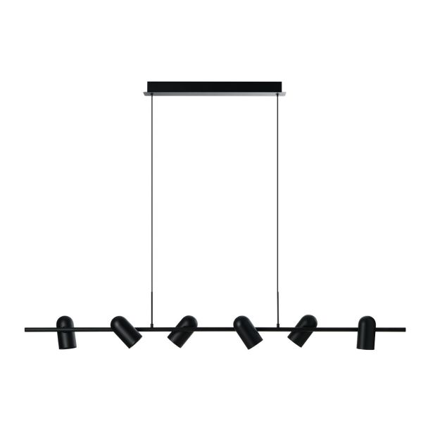 AZZARDO AZ5730 VIVI PENDANT 6 BK/BK