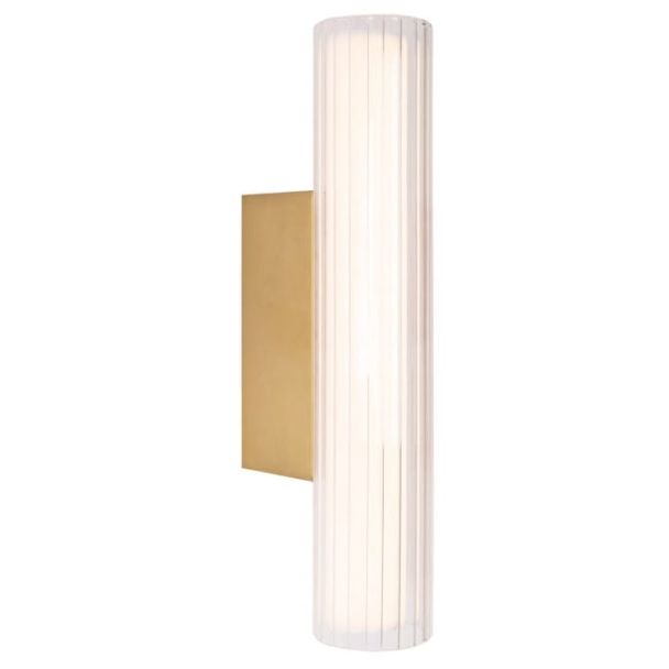 MAXLIGHT W0364 KINKIET FAYETTE 31CM 6W IP44 3000K ZŁOTY
