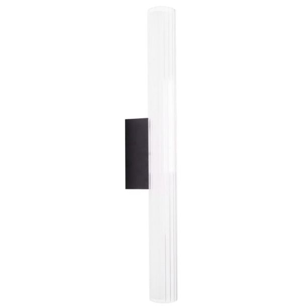 MAXLIGHT W0365 KINKIET FAYETTE 61CM 12W IP44 3000K CZARNY