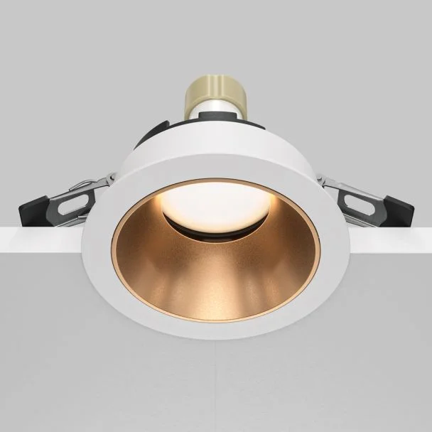 MAYTONI Share DL053-01WMG Lampa punktowa wbudowana - kolor Biały,Matowy Złoty