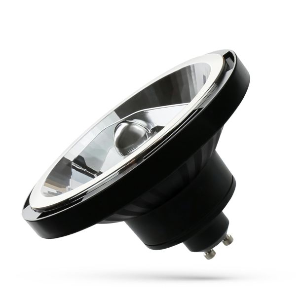 SPECTRUMLED 14567 Żarówka LED AR111 GU10 230V 10W SMD 20st NW CZARNY SPECTRUM