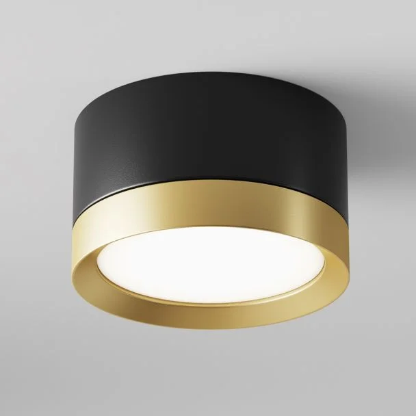 MAYTONI C086CL-GX53-SRD-BG Hoop lampa sufitowa czarny,złoty