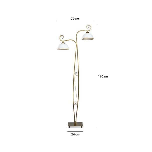 EMIBIG 149/LP2 WIVARA LP2 GOLD LAMPA STOJĄCA