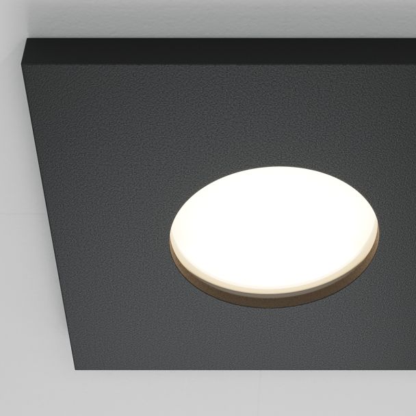 MAYTONI DL083-01-GU10-SQ-B Stark Downlight czarny