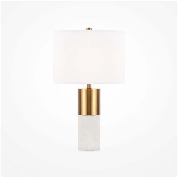 MAYTONI Z030TL-01BS Bianco lampa stołowa mosiądz