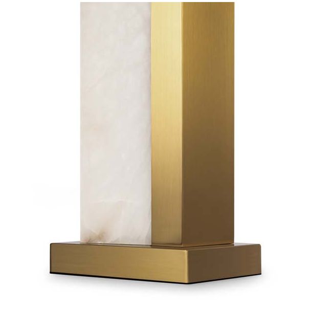 MAYTONI Z031TL-01BS Bianco lampa stołowa mosiądz