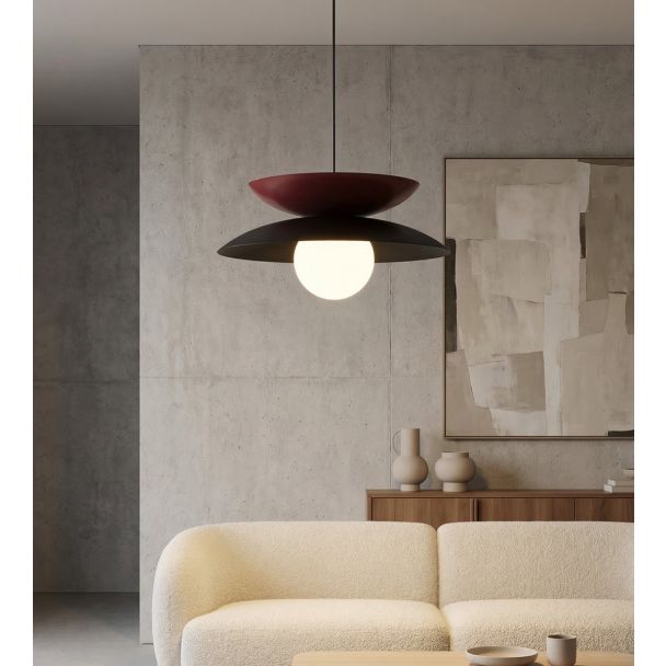EMIBIG 1639/2 NAGOYA 1 BLACK/BU LAMPA WISZĄCA