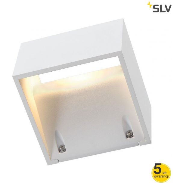 SLV 232101 LOGS WALL lampa ścienna, kwadratowa, biały, 6W LED, ciepły biały - SUPER PROMOCJA