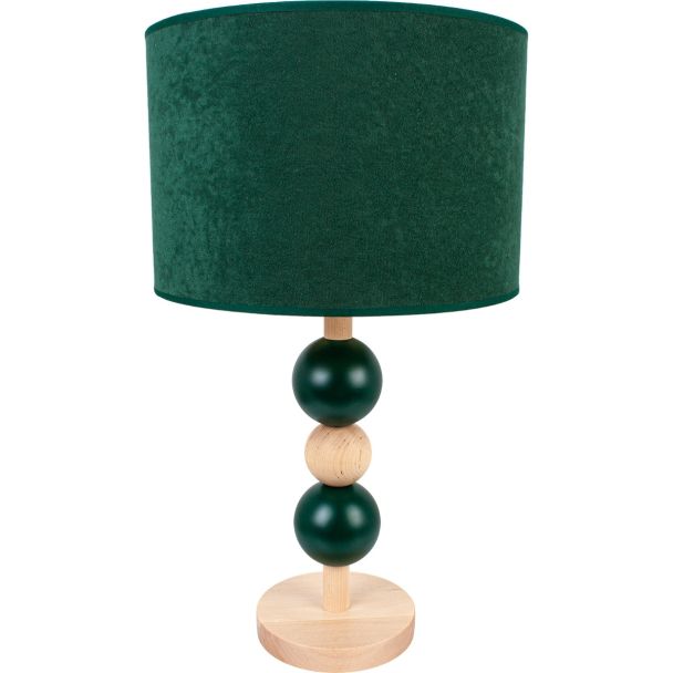 HELLUX 4105153 Lampa stołowa Bolla butelkowa zieleń