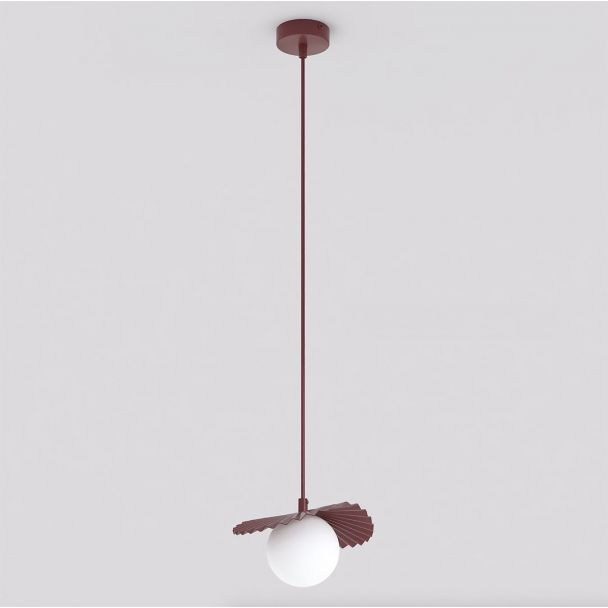 EMIBIG 1761/1 FLORA 1 BURGUNDY OPAL Lampa wisząca