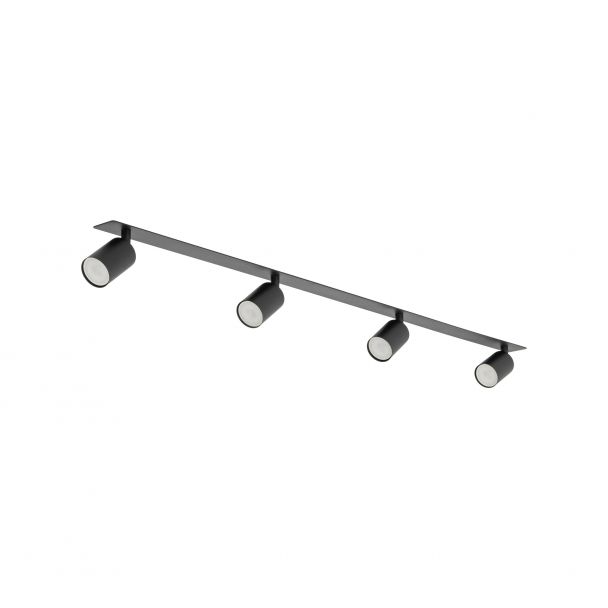 TK-LIGHTING 10801 NEX BLACK 4XGU10 LAMPA SUFITOWA PODTYNKOWA