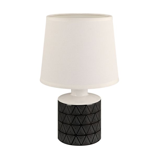 IDEUS 04103 TOPIK E14 WHITE/BLACK Lampka stołowa