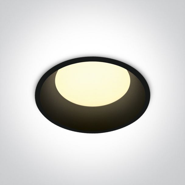 ONE LIGHT 10109D/B/W Maronas czarny downlight LED 3000K 9W dark light