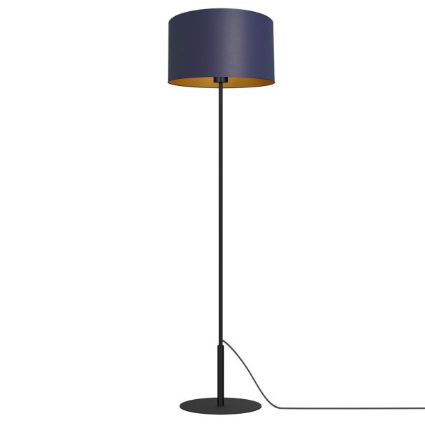 LUMINEX 3574 oprawa przenośna Arden lampa podłogowa czarny niebieski złoty