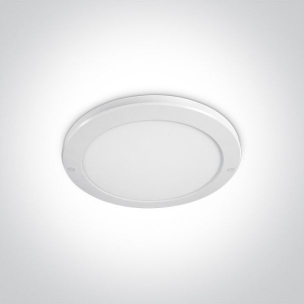 ONE LIGHT 62030F/W/C Doliana 2 biały plafon LED IP40 4000K 30W